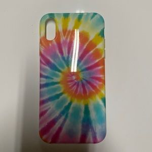 Tie dye iPhone XR case